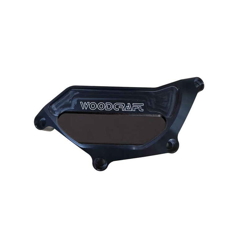 60-0232LC Suzuki GSX-8 S/R LH Stator Cover Protector , W/Skid Plate Natural