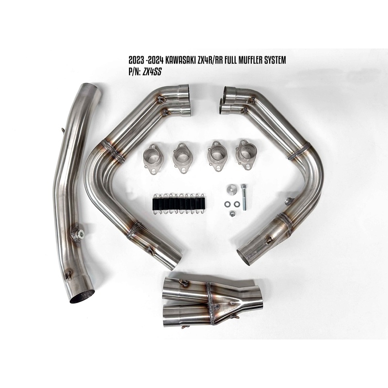 75-0137 Kawasaki ZX-4RR Header Front Section Evo/Megaphone