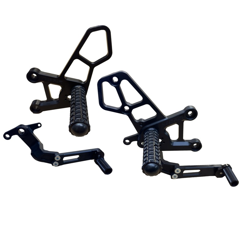 05-0459B Yamaha R9 Rearset  – STD/GP Shift No Folding Toe Pieces