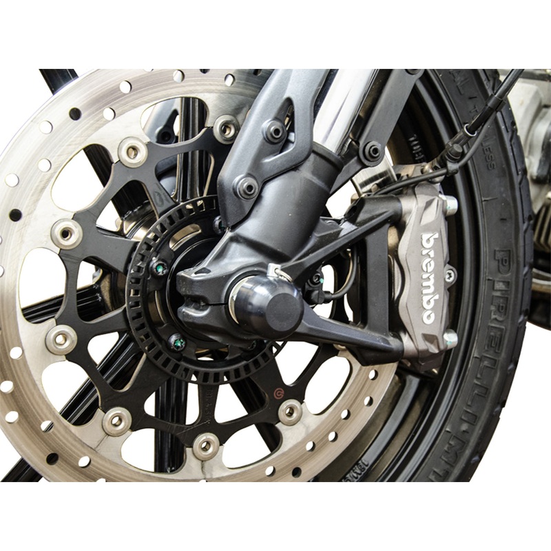 45-0615F 2015-20 7Ducati Scrambler Front Axle Sliders