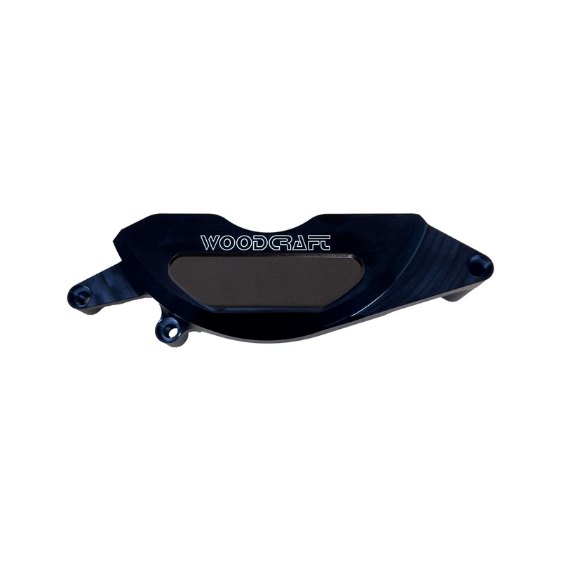 60-0144LC 2018-23 Kawasaki Ninja400, 2019-23 Z400, Ninja500 LHS Stator Cover Protector w/ Skid Plate Black Cerakote