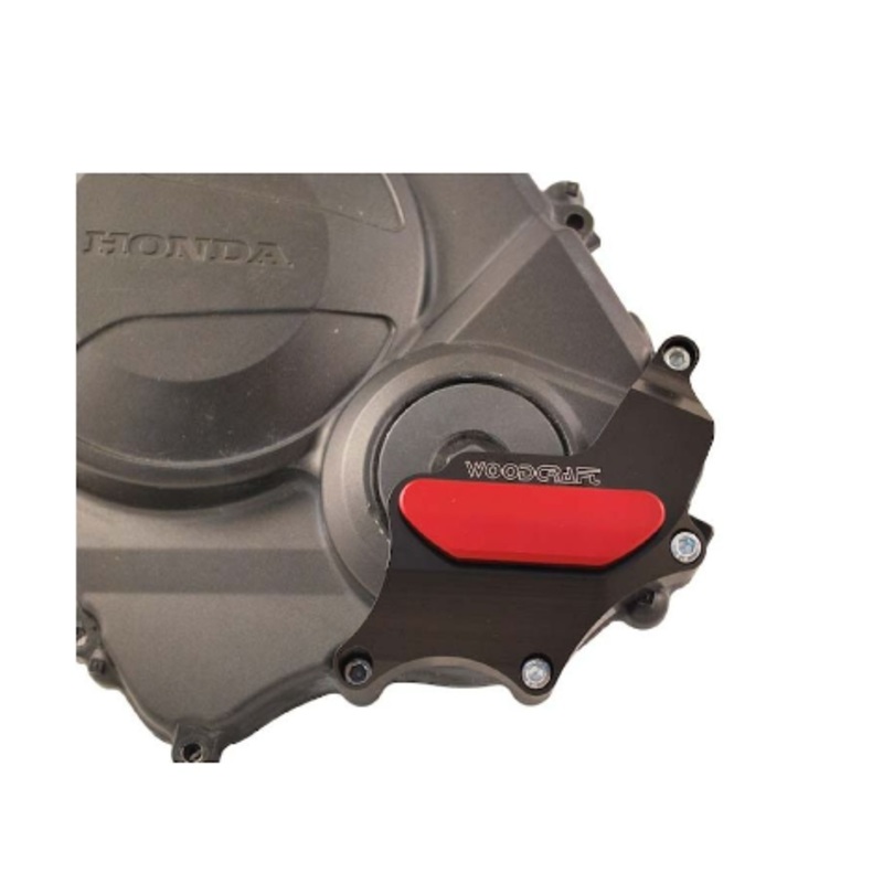 60-0338RB Honda CBR600RR RHS Clutch Cover Protector w/ Skid Plate Black Cerakote