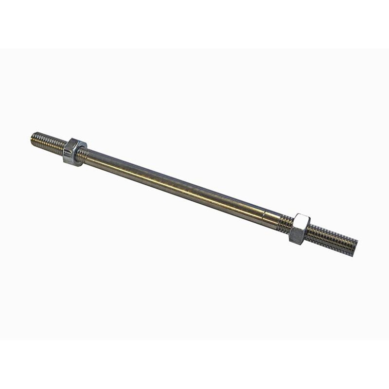 07-0950 Shift Rod, SS, Male 9-1/2 W/Free Flow Nuts