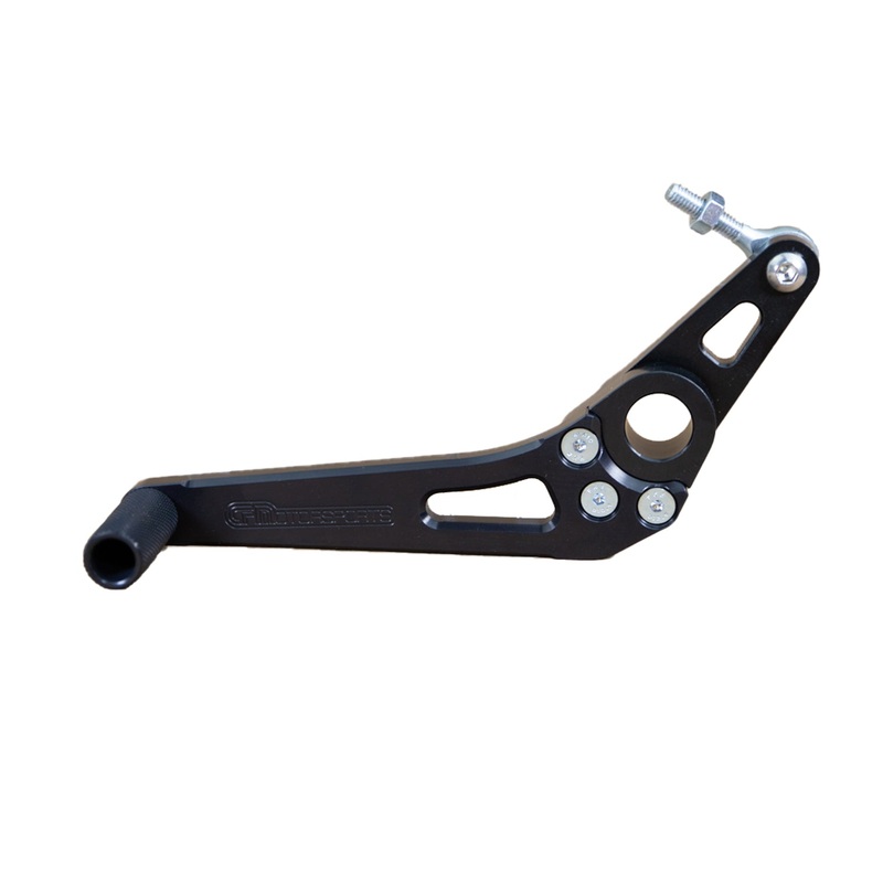 08-0428 Yamaha R1 (07-08) Shift Pedal Assembly, Standard Shift, Black (hiem inside)