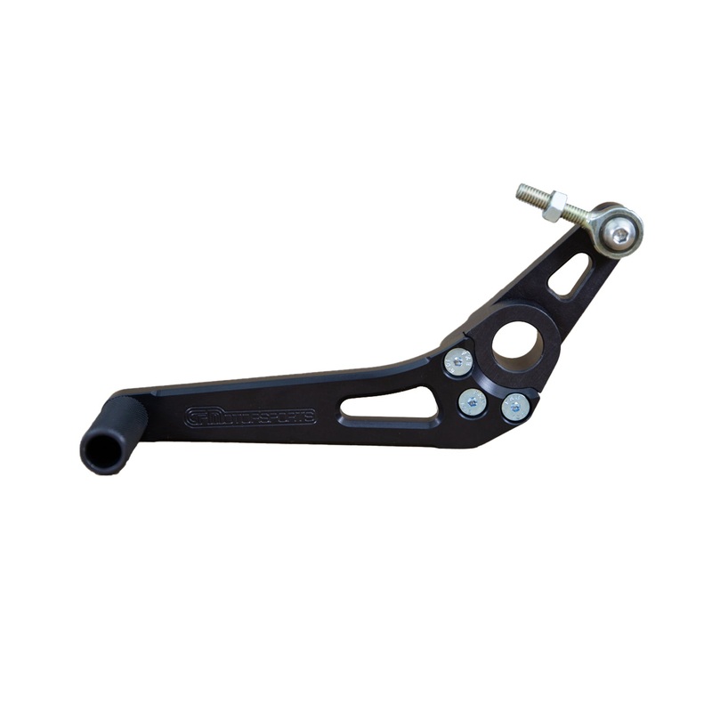 08-0429 Yamaha R1 (2007+) Shift Pedal Assembly, GP Shift, Black (hiem outside)