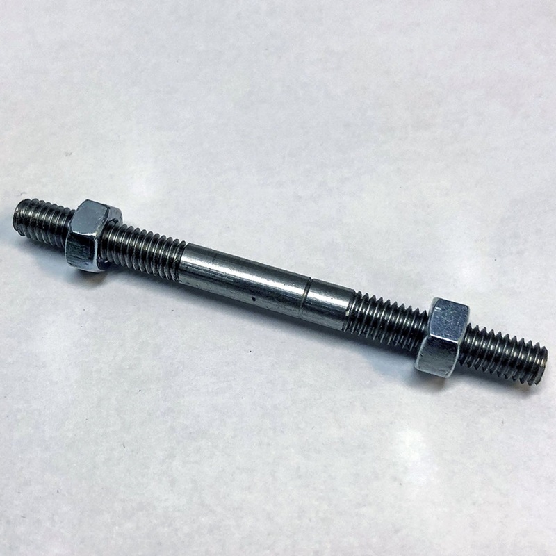07-0300 Shift Rod 3″ Male SS W/Free Flow Nuts