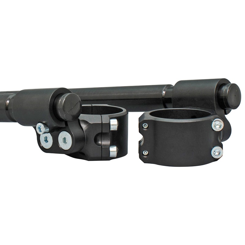 1 Inch Clip-on Riser  with 1″ Bars 35mm Black