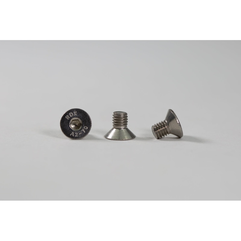 04-0249S SS Skid Pad Hardware Kit 5×8 Flat Head (NO O-RING)