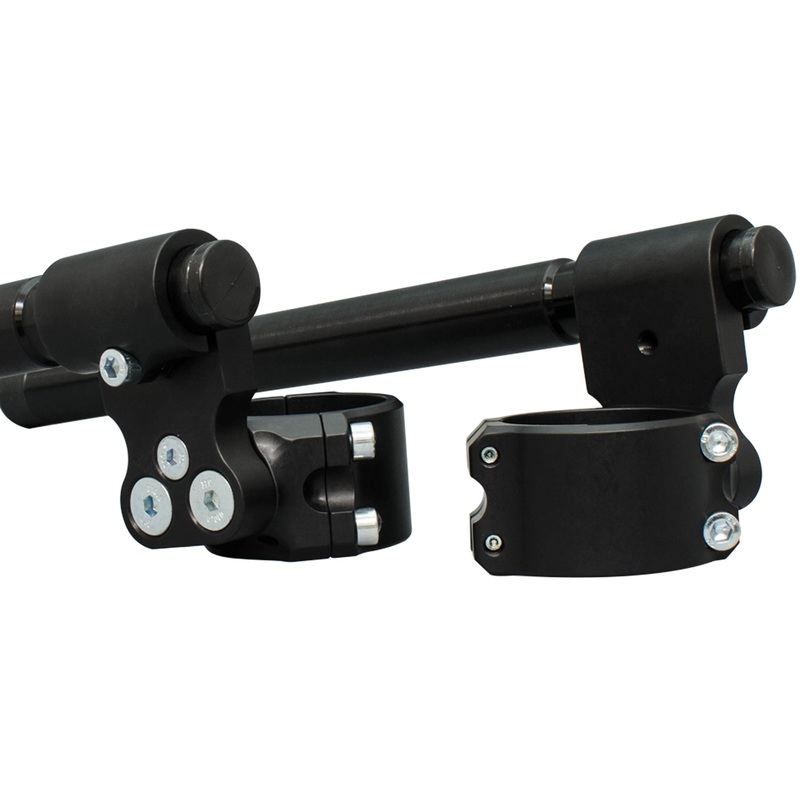 2 inch Clipon Risers (with Special 1″ bars) 35mm Black