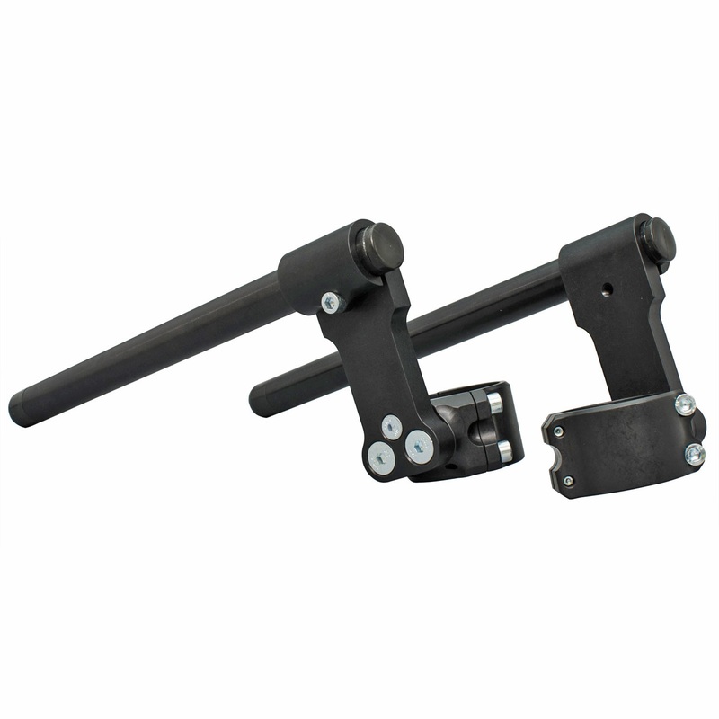 BMW R Nine T 55mm 3 Inch Clip-on Riser  with Standard Black Bars