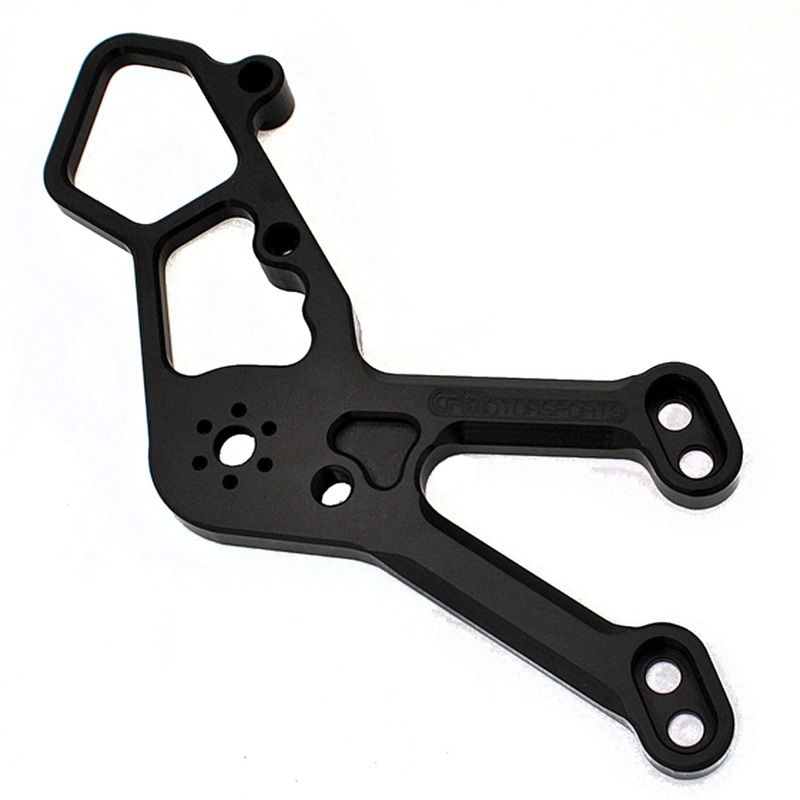 05-0403R Yamaha R3 ’15+ Brake Side Rearset Bracket, Eccentric, Black1