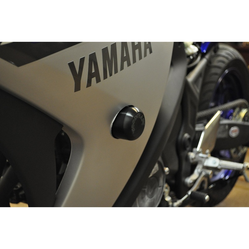 50-0403 2015-18 Yamaha R3, 2019+ RACE ONLY Frame Slider Kit with pucks Standard Pucks