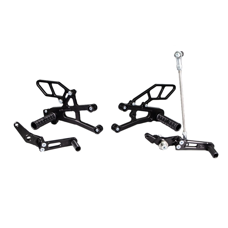 05-0515B Triumph Street 765 Rearsets – GP Shift w/o QS No Folding Toe Pieces