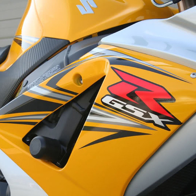 50-0240 1998-05 Suzuki GSXR600, 2000-05 GSXR750, 2001-06 GSXR1000 Frame Slider Base Kit with pucks Standard Pucks