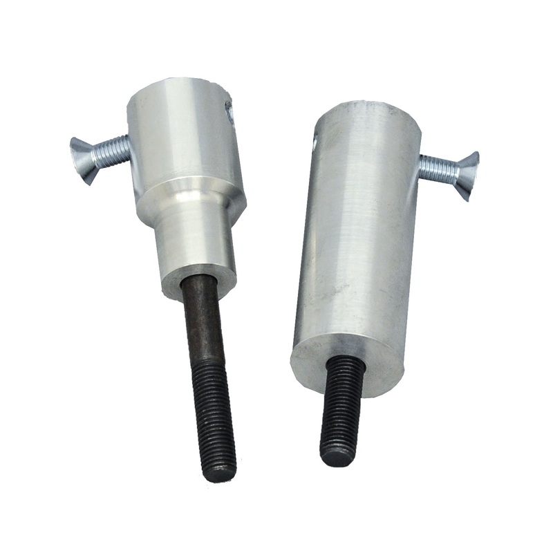 50-0502 Triumph Daytona 675 / Street Triple 675 2013-17, Street Triple 765 RS Frame Slider Base Kit (pucks sold separately)