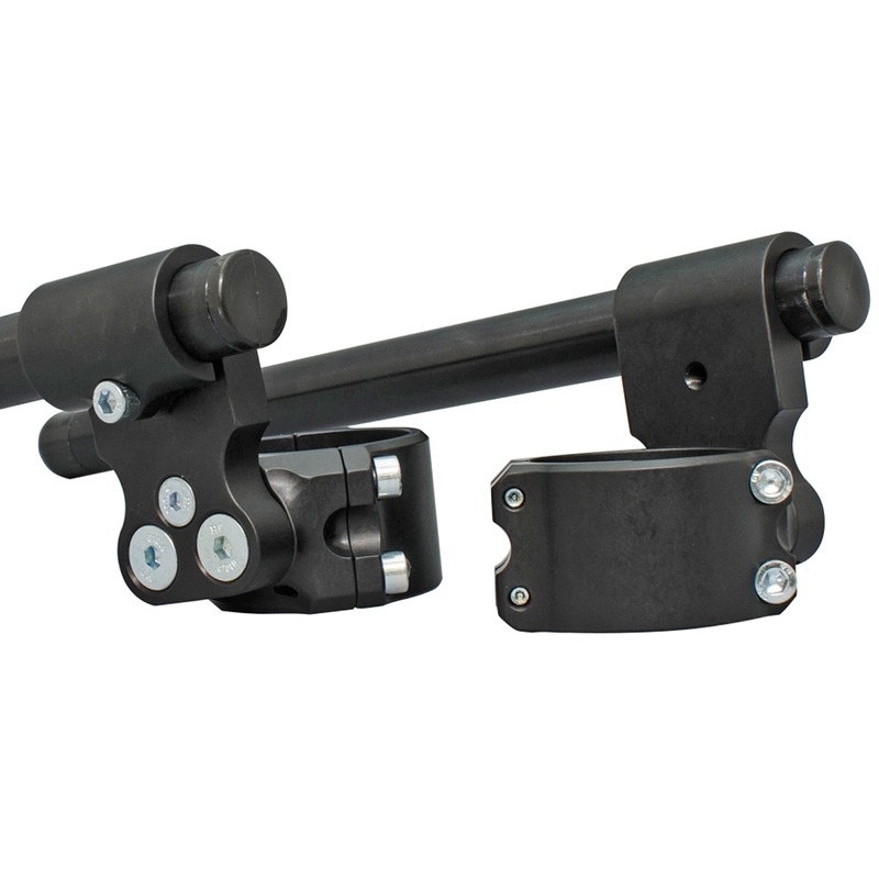 Motorcycle Clip ons for 2006 Ducati Sport 1000 50mm Clamp, 7/8″ Bar 2 inch Standard Rise Standard Black