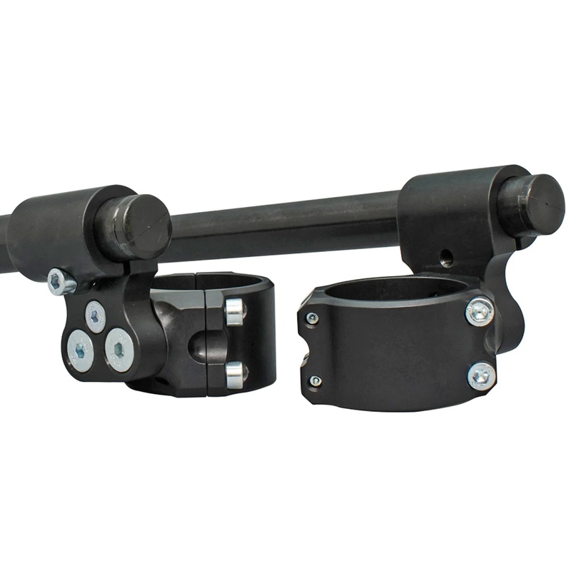 Riser Clip ons for Honda CBR600RR 48mm Clamp 1.5 inch Standard Rise Standard Black