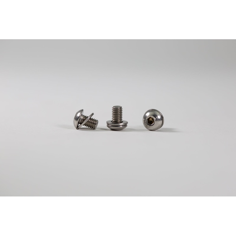 04-0341S Stainless Steel Skid Plate Hardware Kit5x8 Button Head w/washer