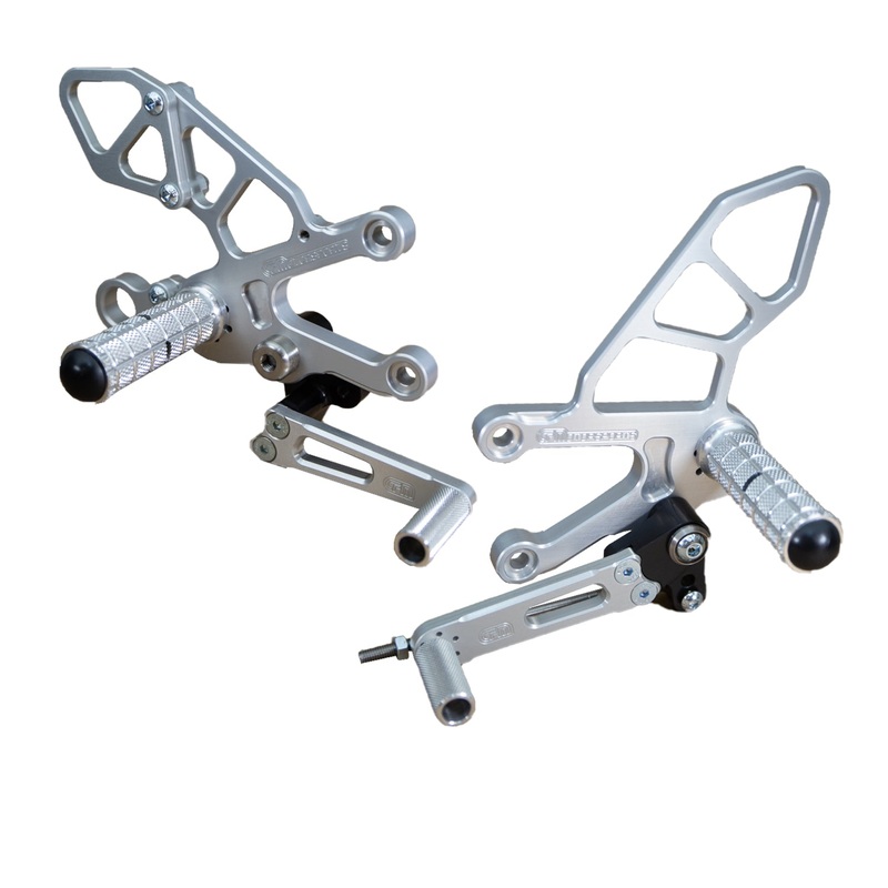 05-0742B 2011-16 Aprilia RSV4 APRC/Tuono V4 STD Shift Complete Rearset No Folding Toe Pieces