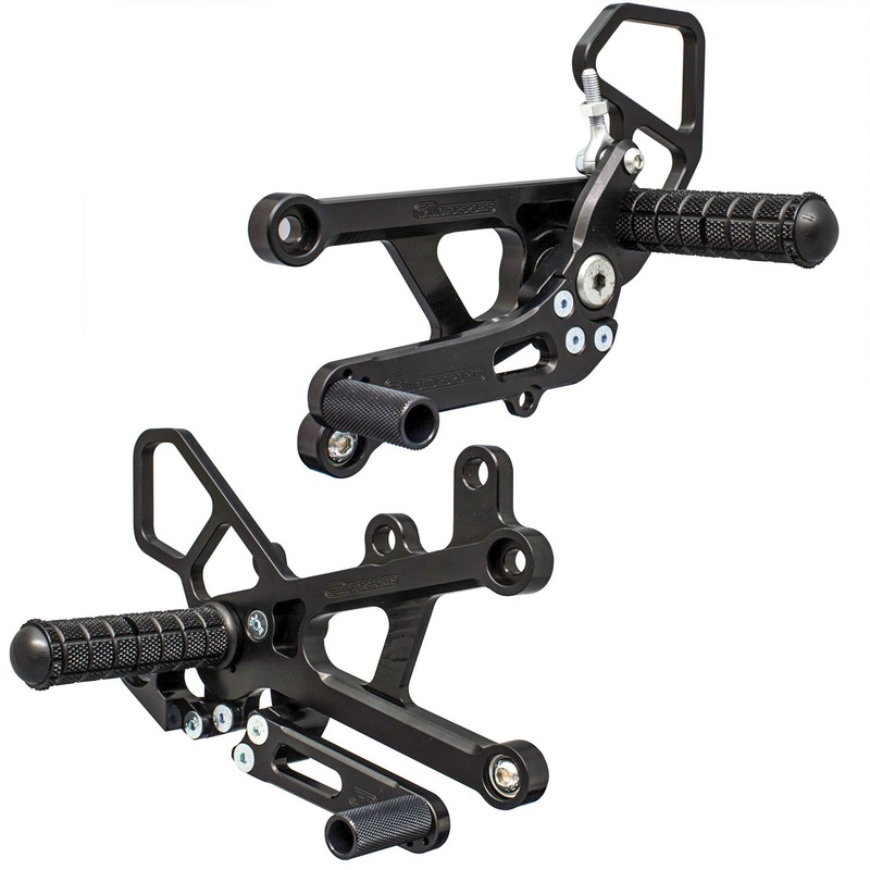 05-0456B Yamaha R6 Rearset – STD Shift No Folding Toe Pieces