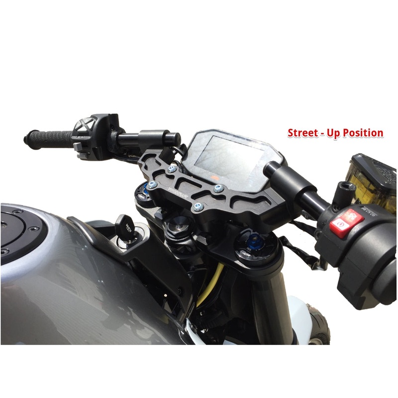 12-1790 KTM Duke 790, Duke 890 Clipon Adapter Plate