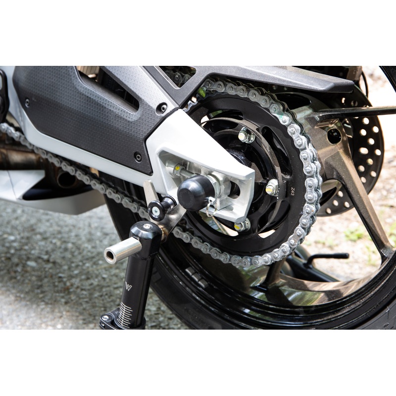 45-0760R Rear Axle Slider Kit, 2021-23 Aprilia RS660