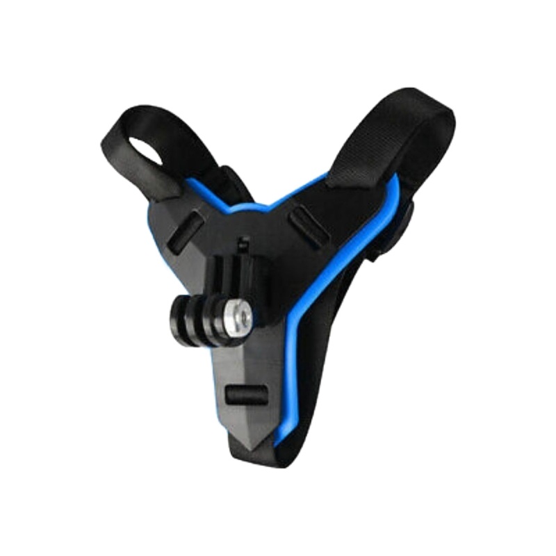Helmet chin mount-BSDDP-Blue