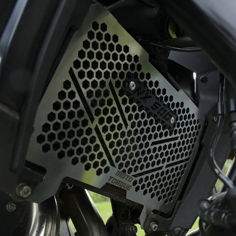 Moto Torque Stainless Steel & Mild Steel Radiator Guard for Honda NX500 Stainless steel