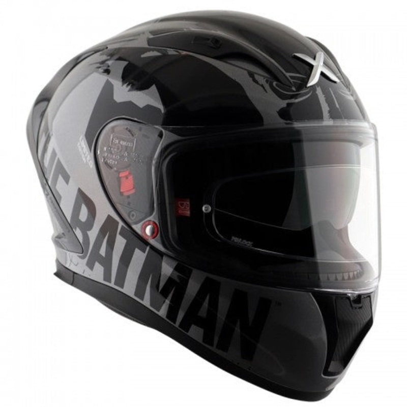 Axor Street DC Batman Full Face Helmet Anthracite Black Axor Street Dc Batman Gloss Anthracite Black M