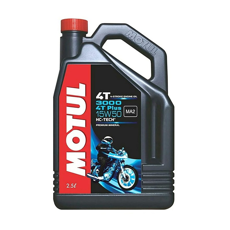 Motul 3000 4T Plus 15W-50 Mineral Engine Oil 2.5 Litre