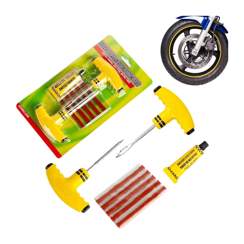 Tubeless Tyre Bike Puncture Repair Kit | Quick & Reliable Tire Fix