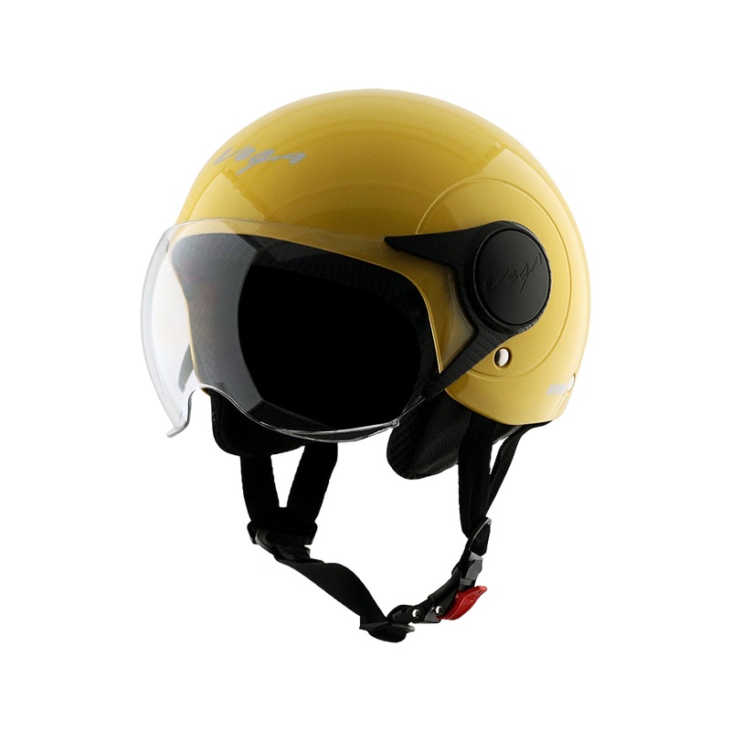 Vega Atom Yellow Helmet With Free Balaclava M