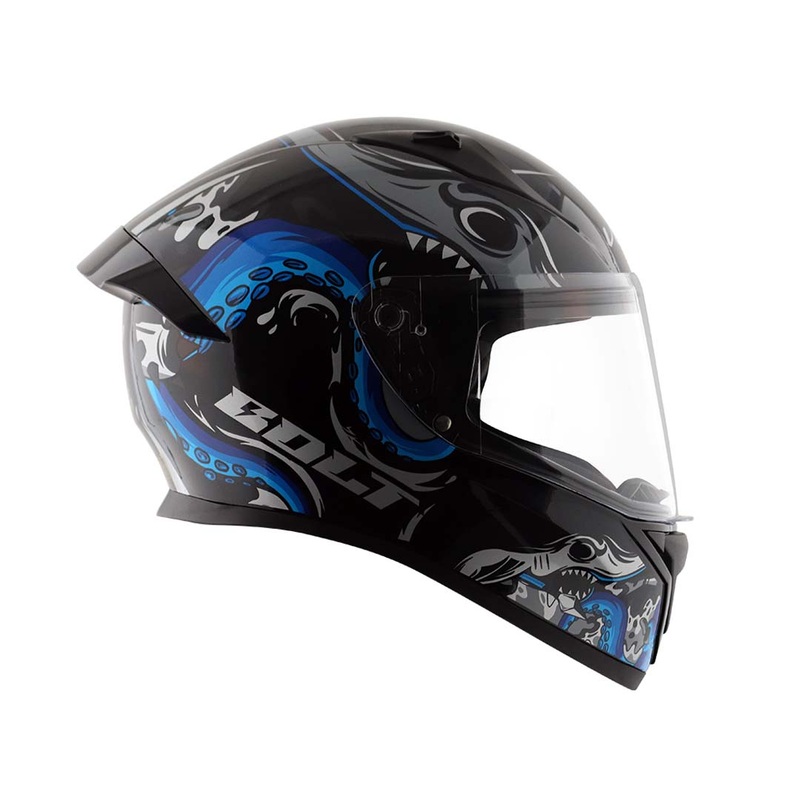 Vega Bolt Octopus Black Matt Blue Vega Bolt Octopus Black Matt Blue M