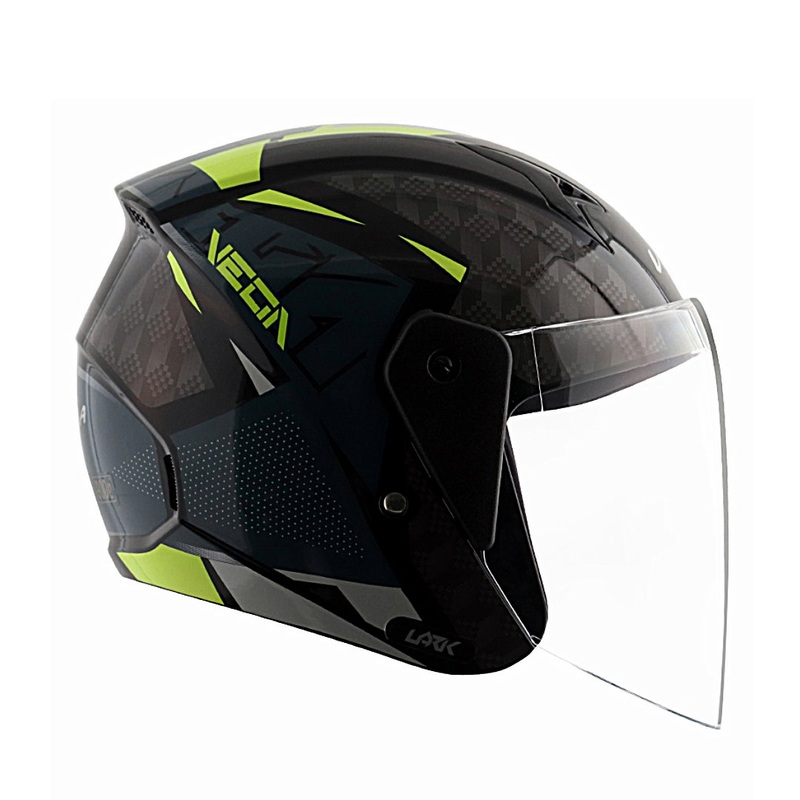 Vega Lark Twist Black Neon Yellow Helmet M