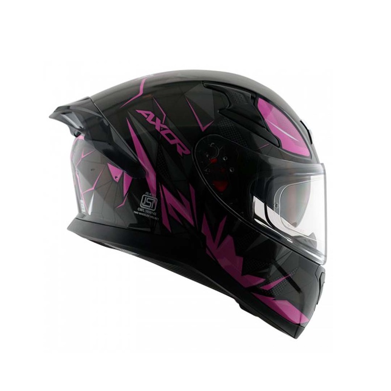 Axor Apex Hunter Gloss Black Pink Helmet Black Pink M