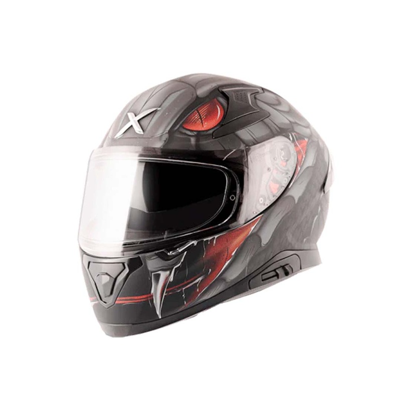 Axor Apex Venomous Black Grey Helmet Dull Black Grey S
