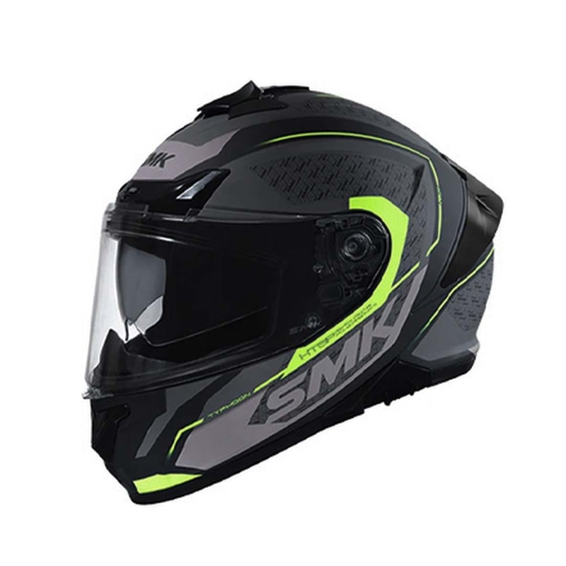 Smk Typhoon Rd1 Gloss Black Yellow Grey M GLOSS