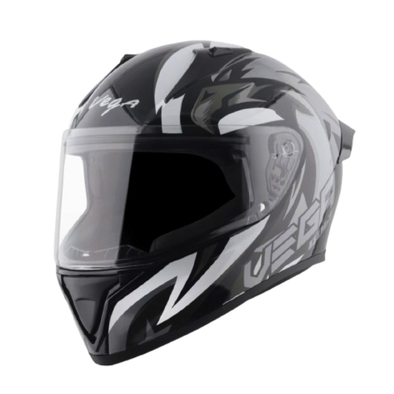 Vega Bolt Dx Speedx Black Grey Helmet Black Grey M