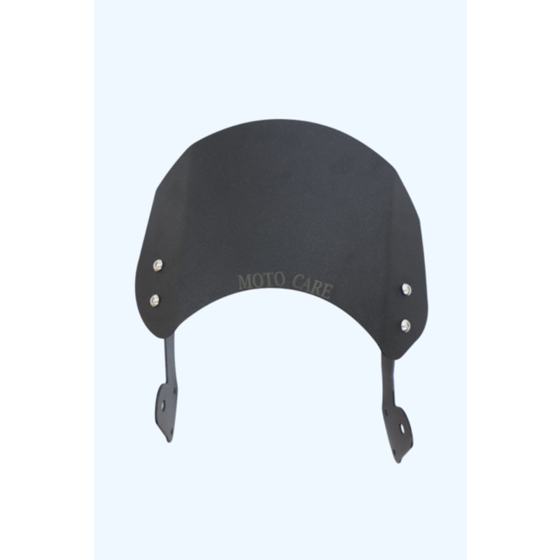 MotoCare Small Metal Visor for Super Meteor 650  Stylish & Durable Wind Protection