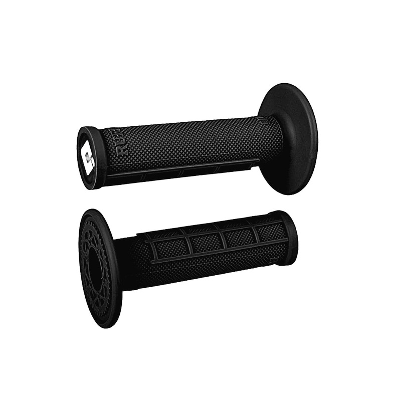 Ruffian Half-Waffle Motocross Grips Black