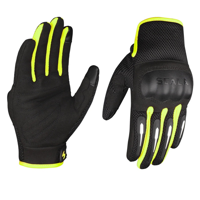 Scala Air Riding Gloves Neon S