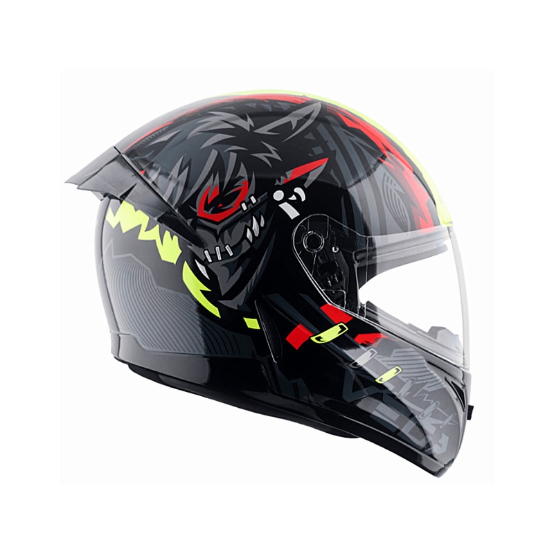 Vega Voyager Dx Killer Helmet Black Neon Yellow L