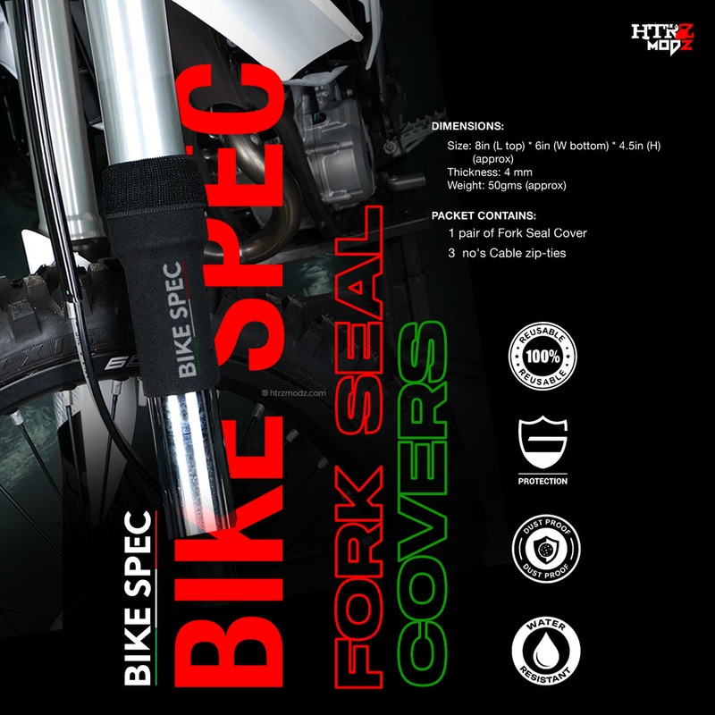 Bike Spec Fork Seal Covers  Universal & Dustproof