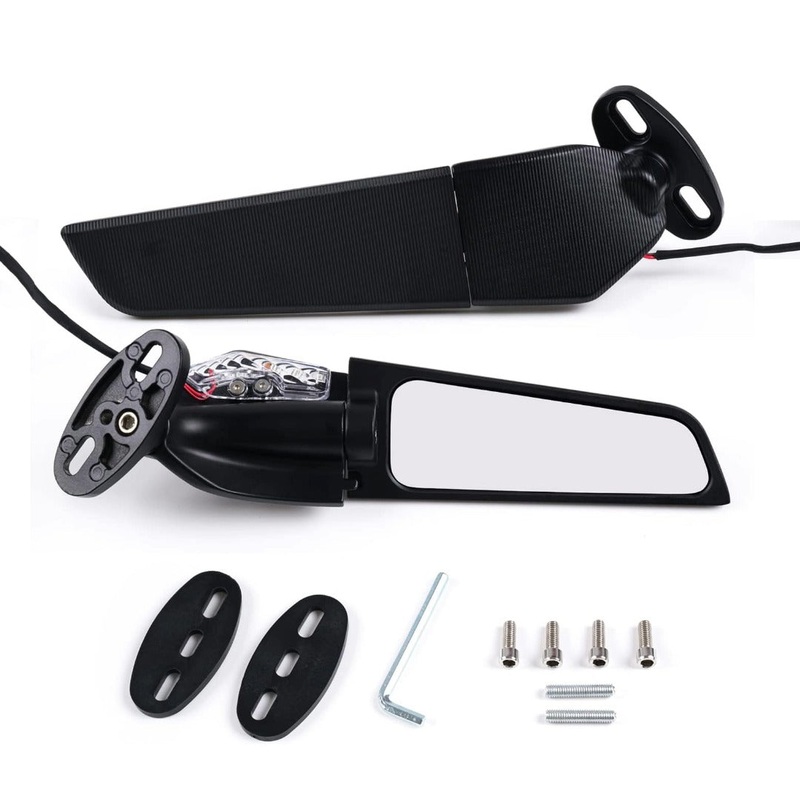 Max Protaper Stealth Rear View Side Mirror with Indicator