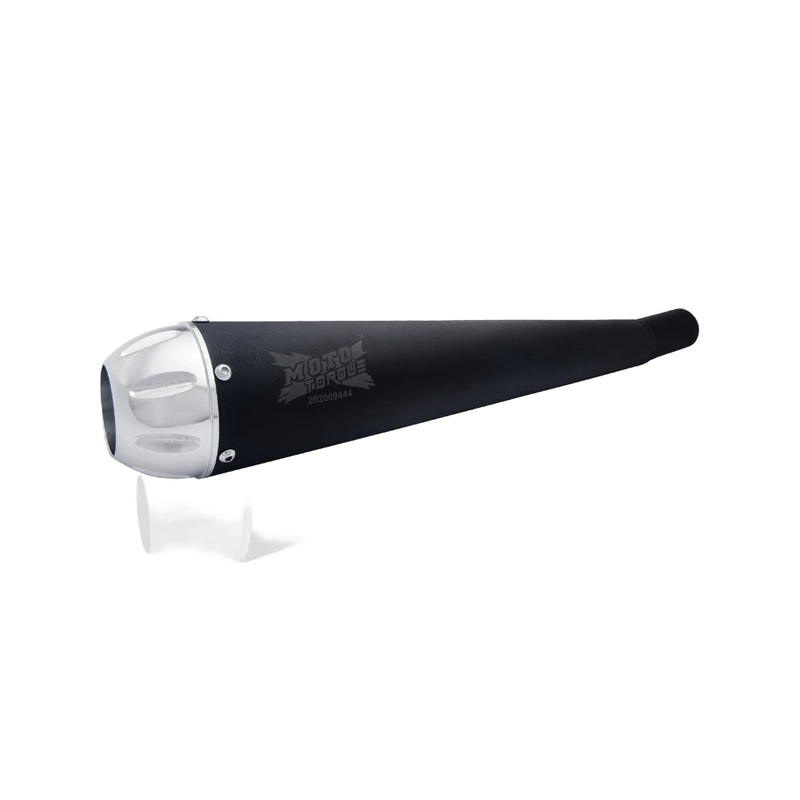 Moto torque Megaphone Black Performance Exhaust