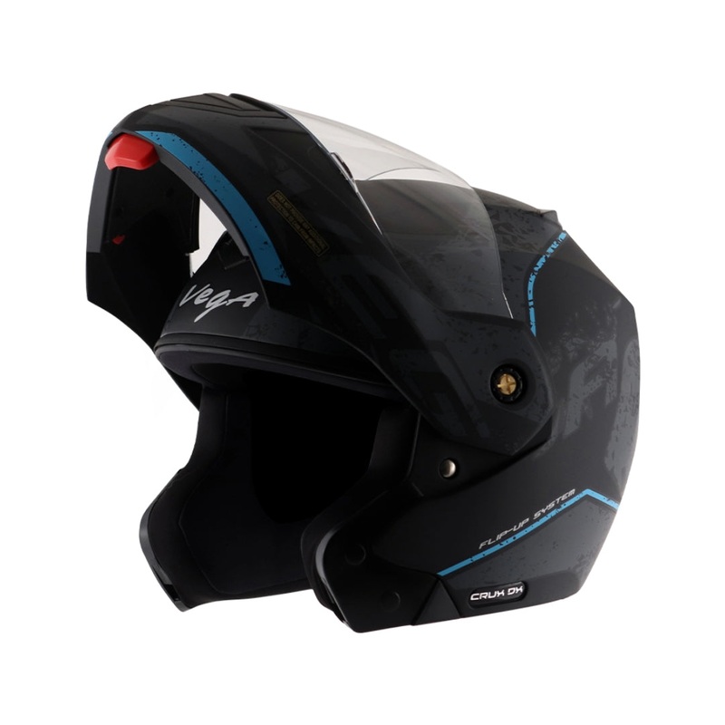 Vega Crux Dx Victor Dull Black Grey Helmet L