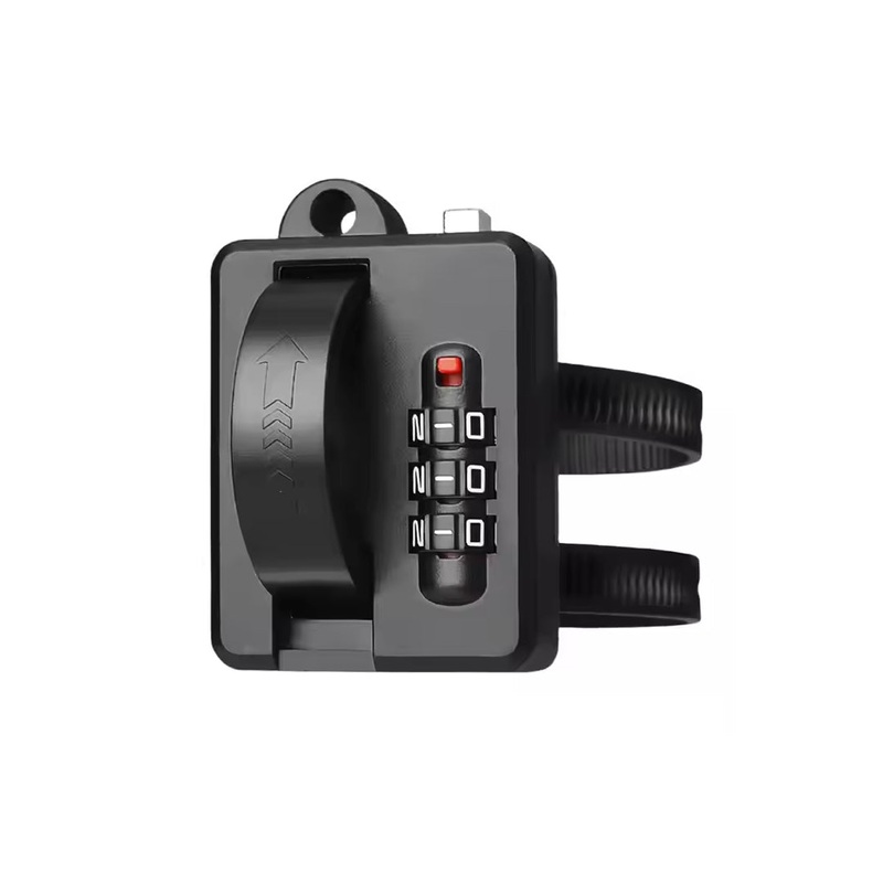 3 Digits Password Anti-Theft Helmet Lock Adjustable Bike Scooter Motorcycle Password Helmet Lock