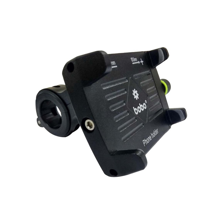 BOBO BM2 Claw-Grip Aluminium Bike Phone Holder (with 2.5A USB charger) Motorcycle Mobile Mount