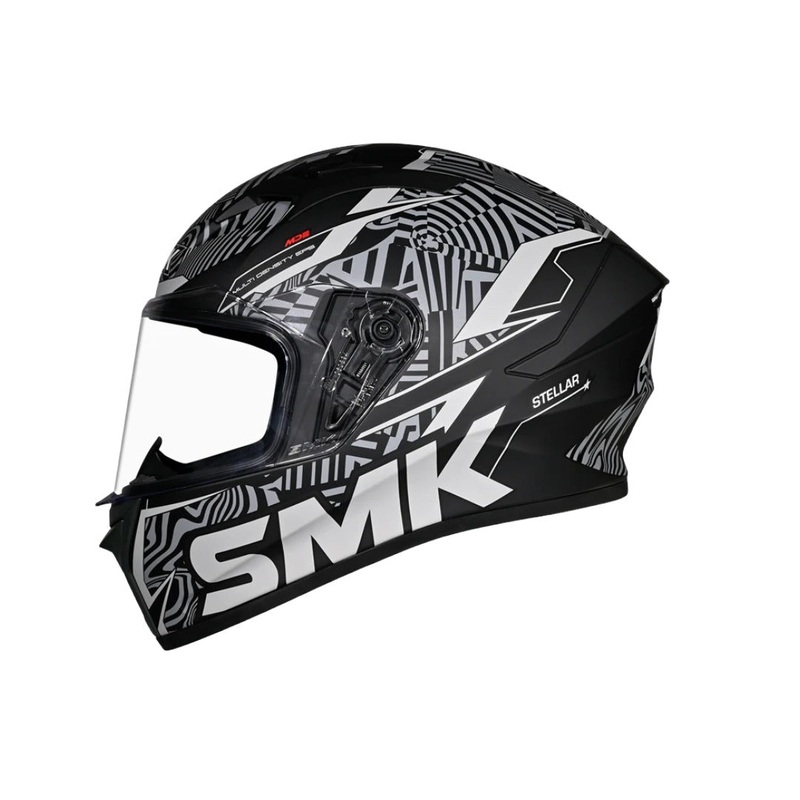 SMK Stellar Fury  Helmet GLOSS BLACK GREY L
