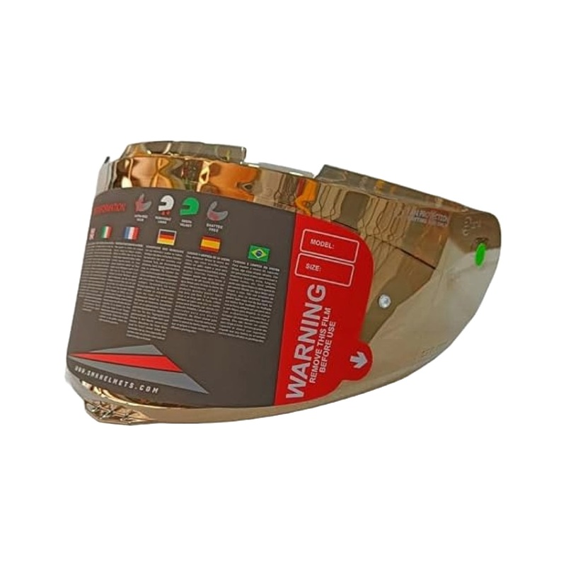 Smk Stellar Golden Metallic Visor Gold Metallic